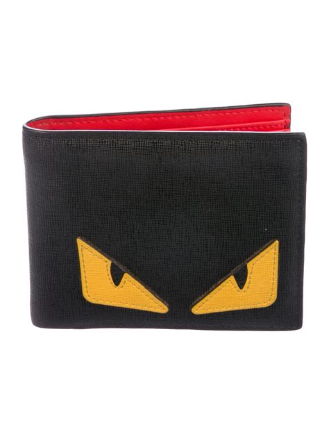 fendi leather wallet|fendi wallet price.